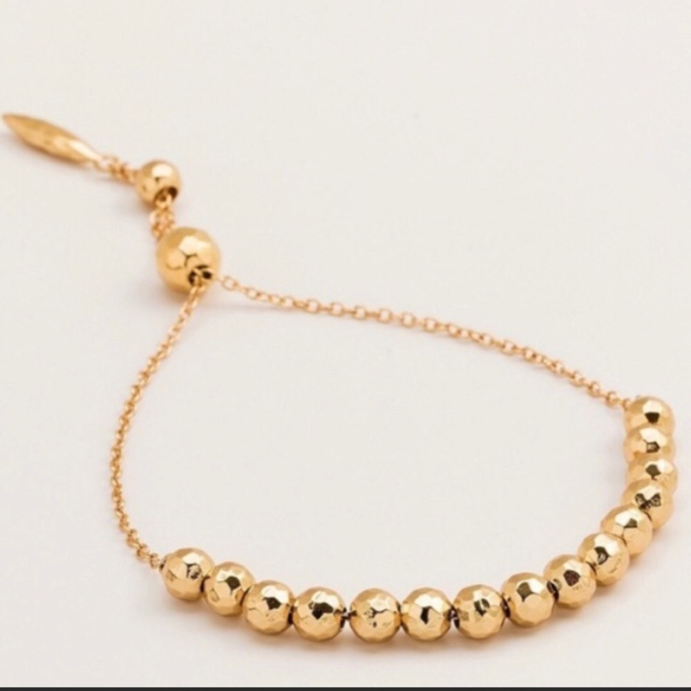 GORJANA LAGUNA LARGE ADJUSTABLE BRACELET (GOLD)